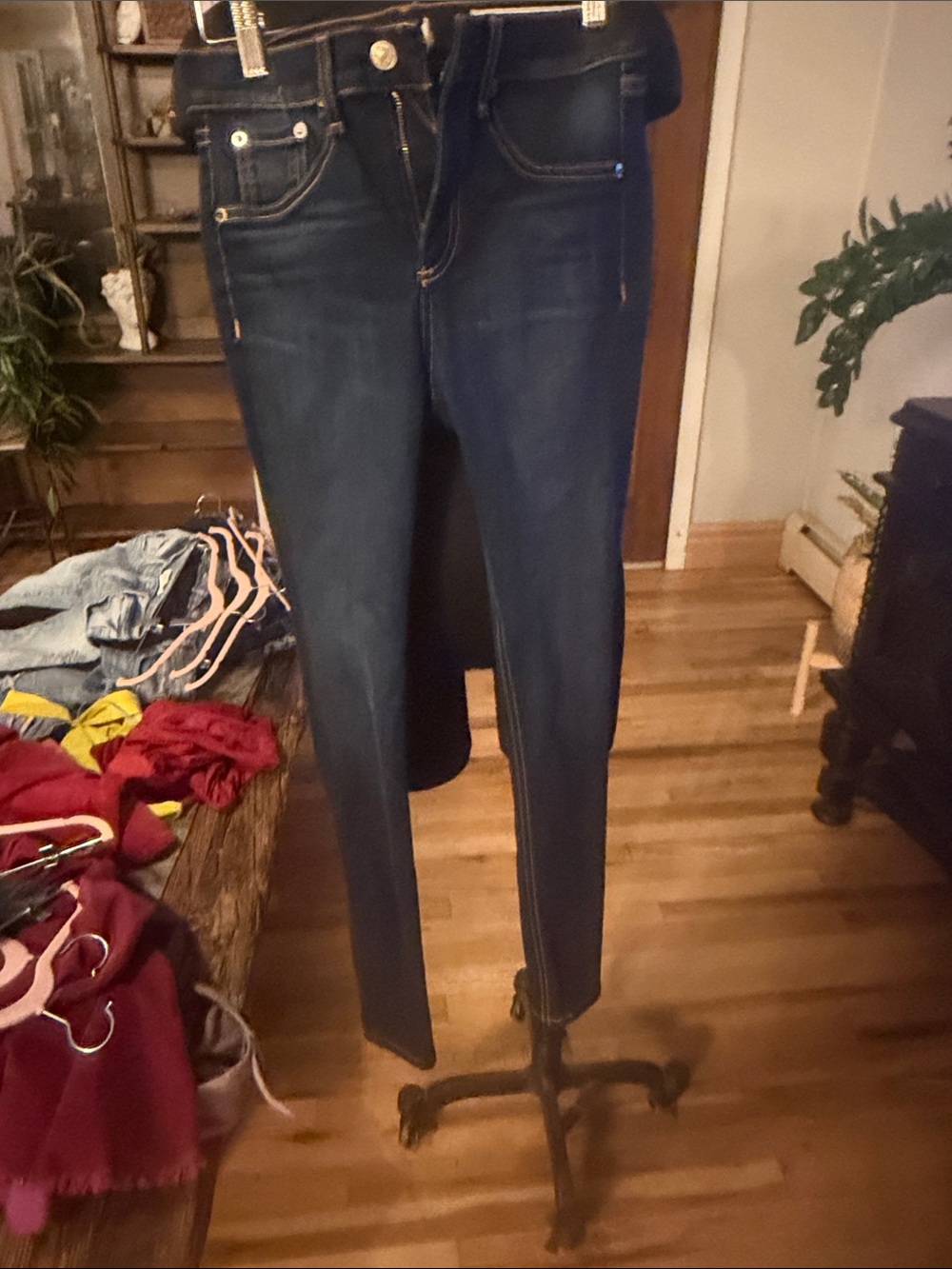 rag & bone Dark Indigo Skinny Jeans